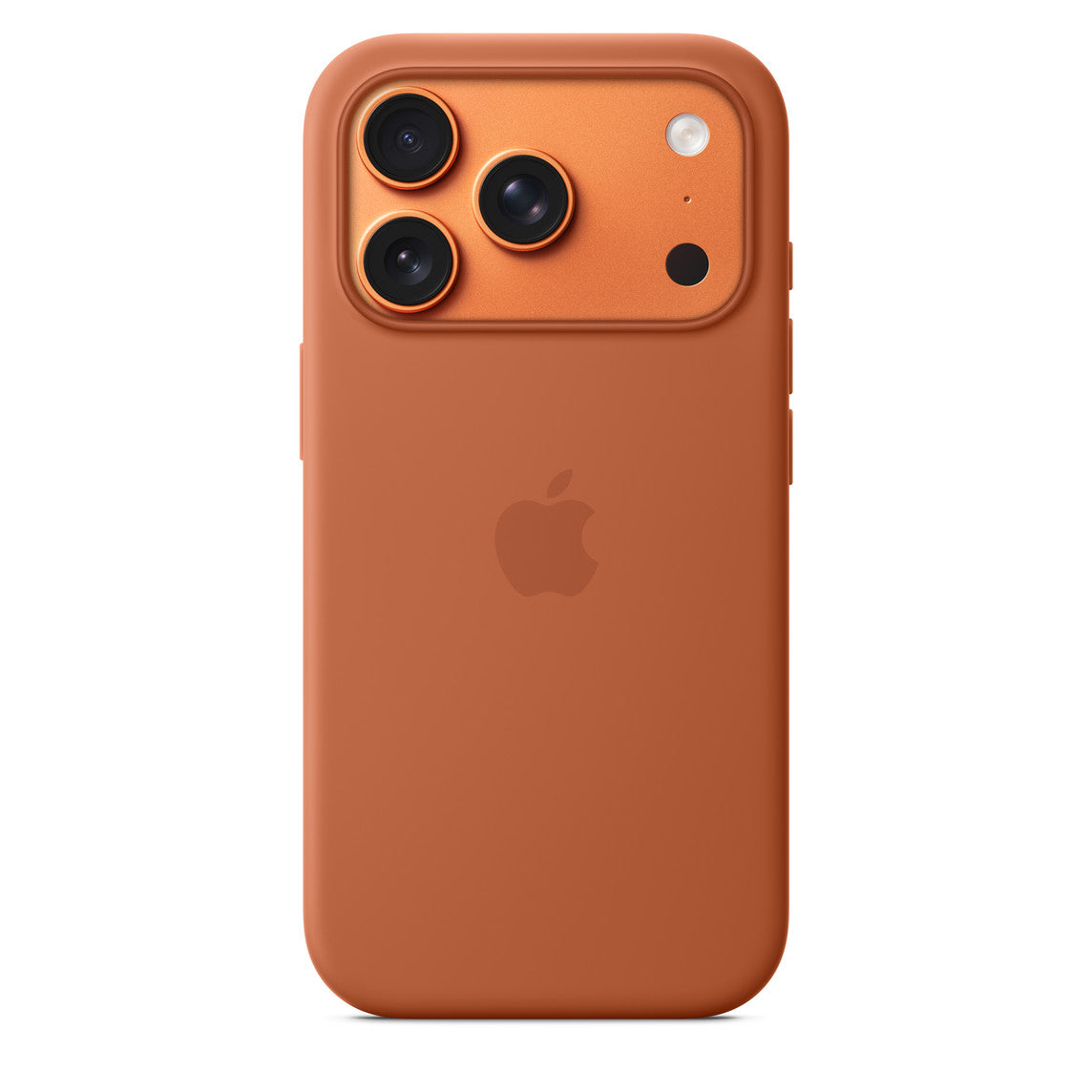 iPhone 17 Pro Silicone Case with MagSafe — Terracotta
