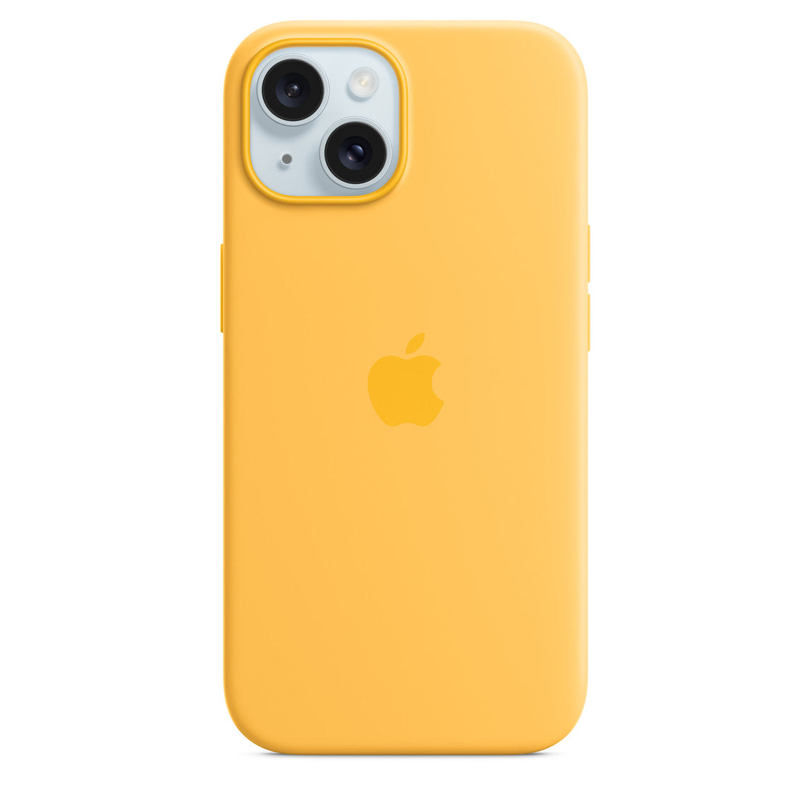 iPhone 15 Silicone Case with MagSafe - Solar Yellow
