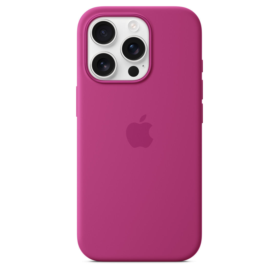iPhone 16 Pro Silicone Case with MagSafe - Fuchsia