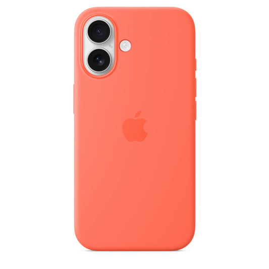iPhone 16 Silicone Case with MagSafe - Mandarin