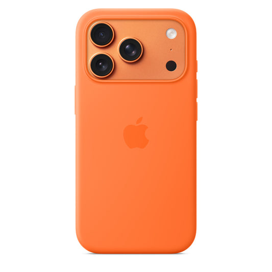 iPhone 17 Pro Silicone Case with MagSafe - Orange