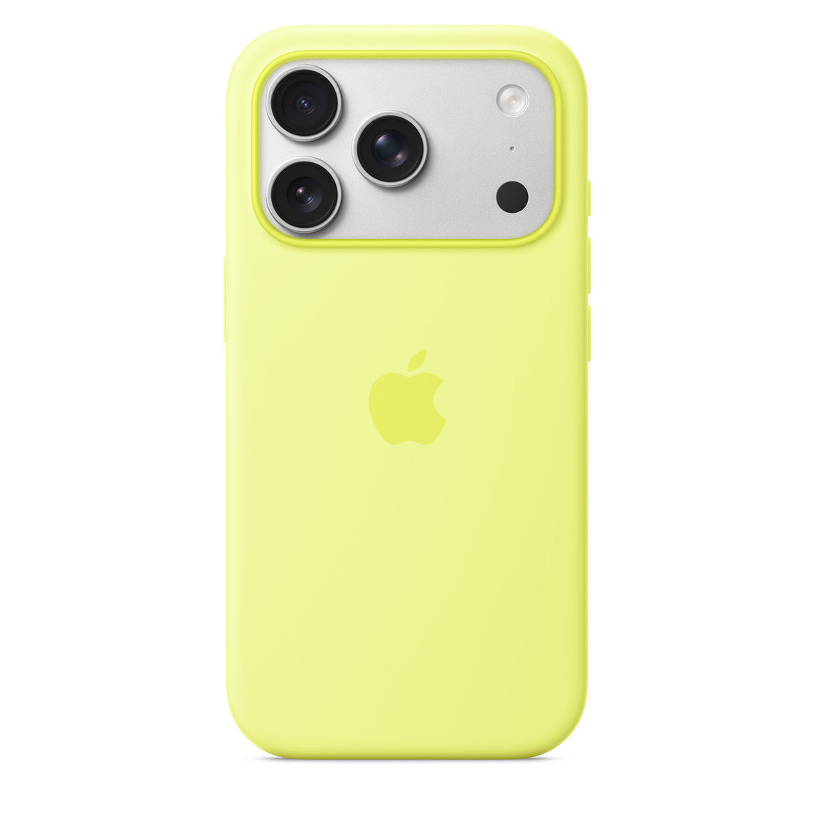 iPhone 17 Pro Silicone Case with MagSafe — Neon Yellow