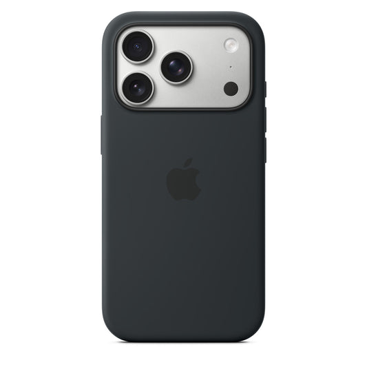 Silicone Case with MagSafe for iPhone 17 Pro - Black