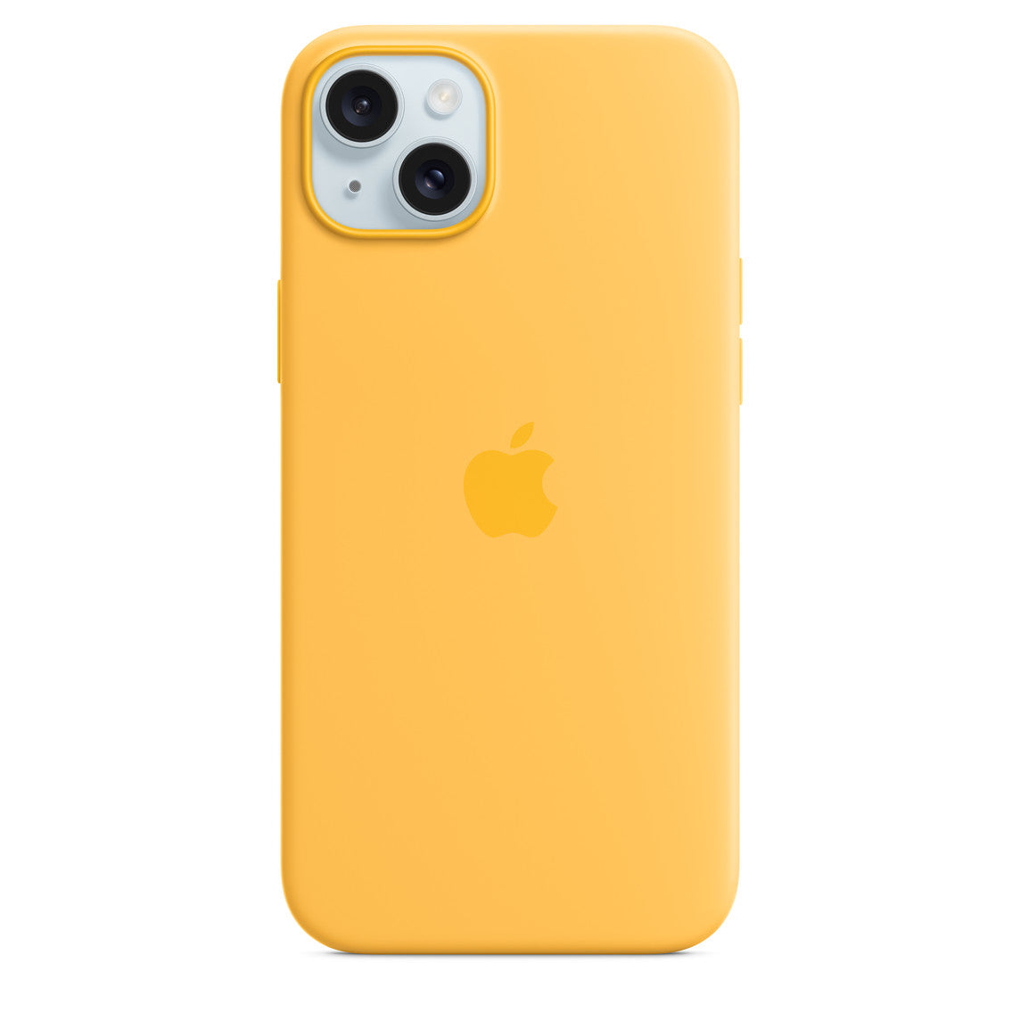 iPhone 15 Plus Silicone Case with MagSafe - Solar Yellow