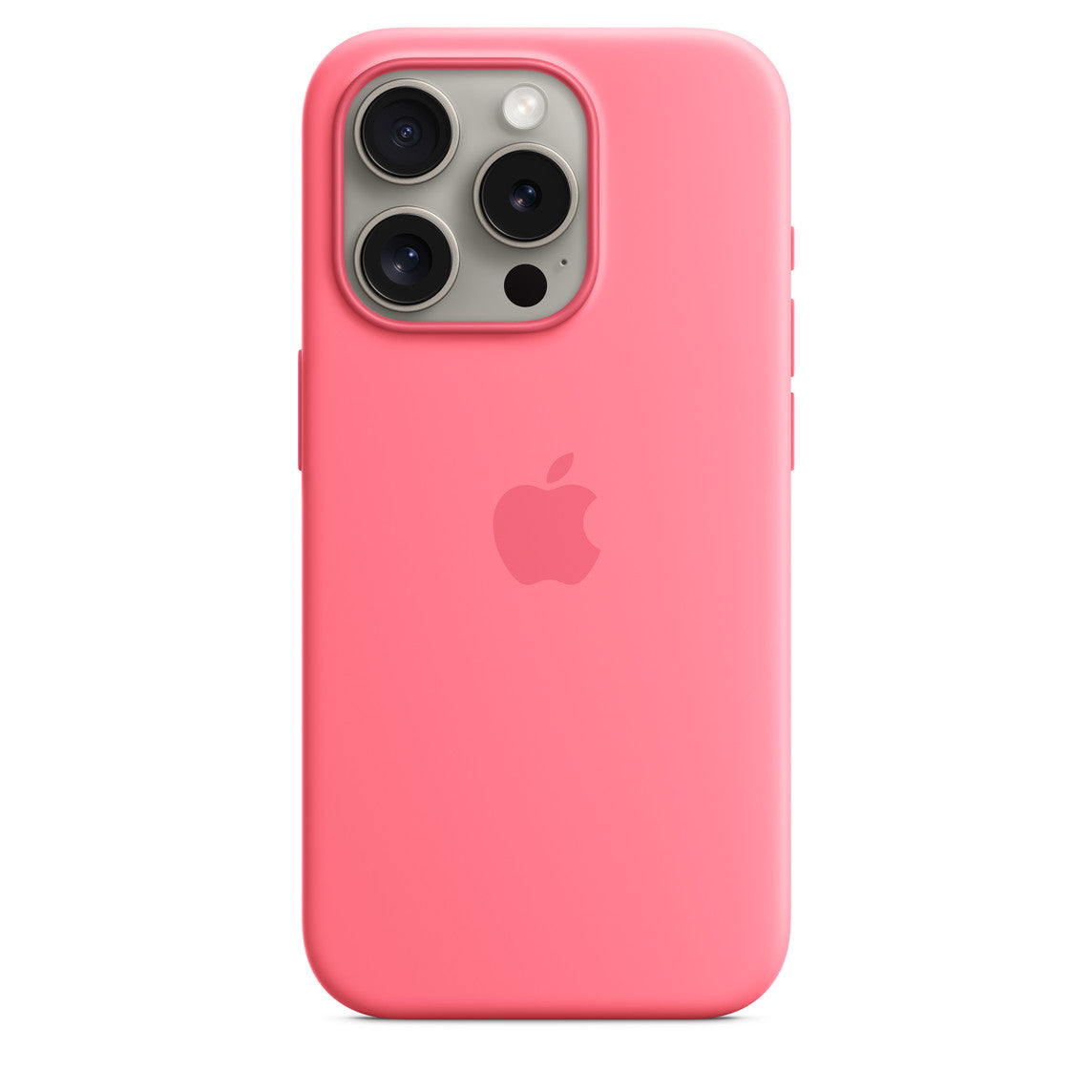 Silicone Case with MagSafe for iPhone 15 Pro - Pink