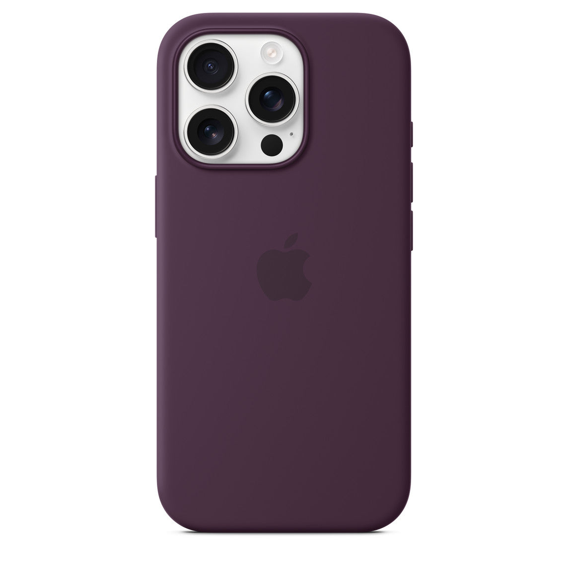 iPhone 16 Pro Silicone Case with MagSafe - Plum