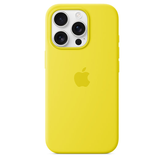 iPhone 16 Pro Silicone Case with MagSafe - Carambola Yellow