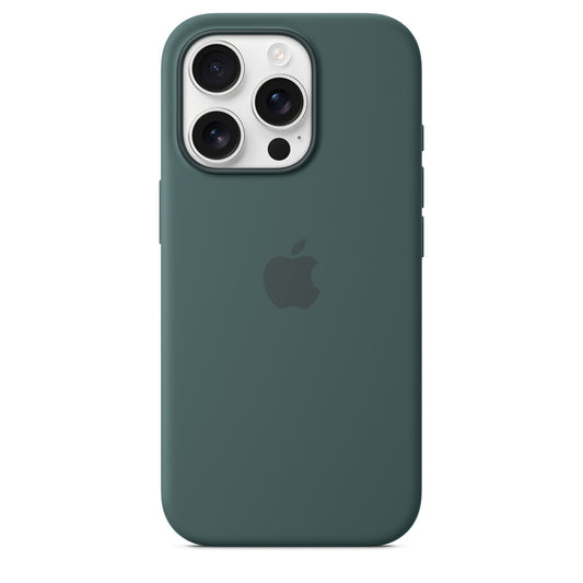 iPhone 16 Pro Silicone Case with MagSafe - Lake Green